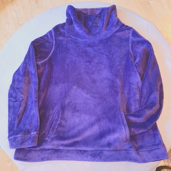 ⏰️3/10$ XL Denver Hanes Soft purple sweater - Picture 1 of 5